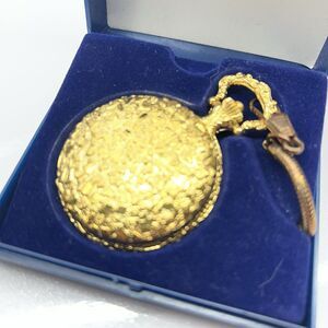 Vintage Remington Quartzarama Pocket Watch w/ Chain- New In Box Tested- Working